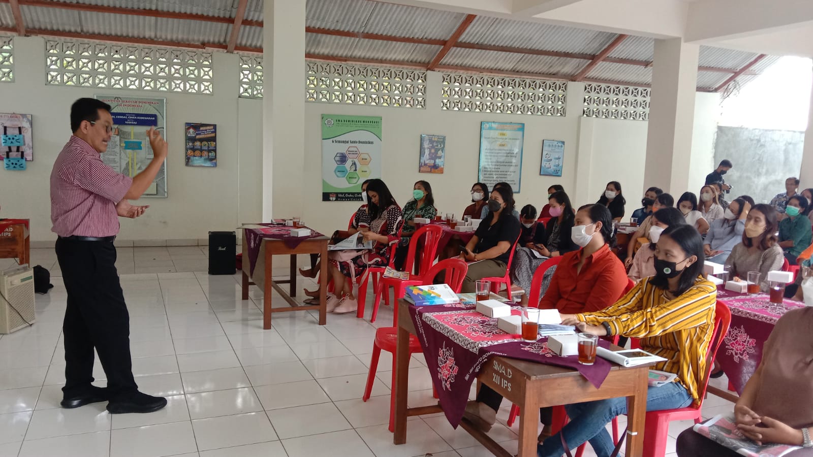 Tim Ibu Pelayanan Paroki bidang Paguyuban dan Persaudaraan Paroki Wonosari merealisasikan program kerjanya
